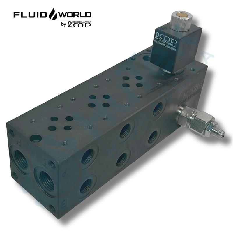 PODLOŽNA PLOČA SA SIGURNOSNIM VENTILOM 2/2 VENTILOM ZA RASTEREČIVANJE ZA 3xNG6