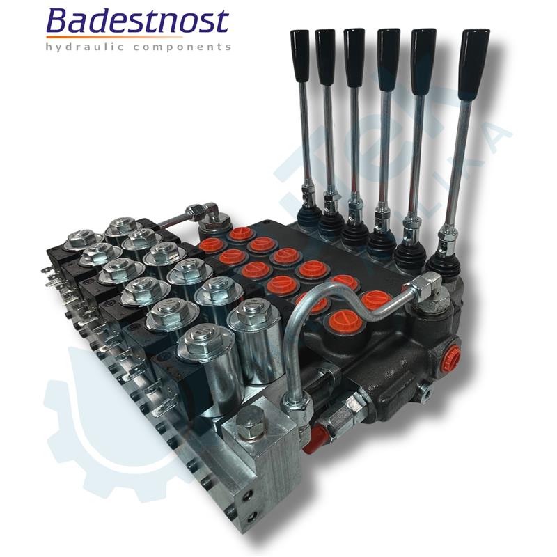 RAZVODNIK MONOBLOK KOMBINIRANI EL.MAG+RUČNI 6XZ80