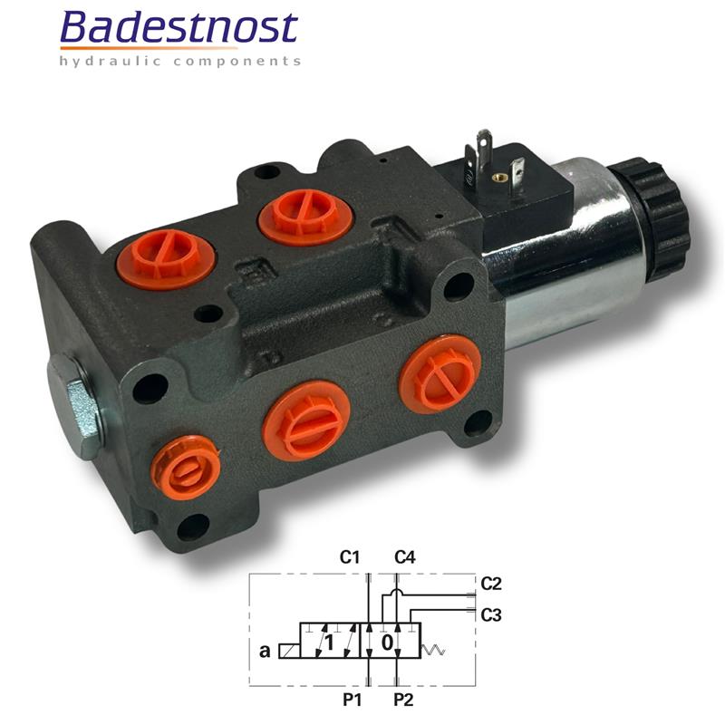 6/2 ELEKTROMAGNETNI RAZVODNIK 3/8