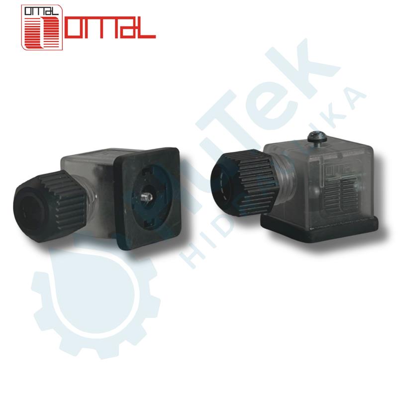 KONEKTOR TRANSP. PG9 2P+E IP67 LED 10/50V