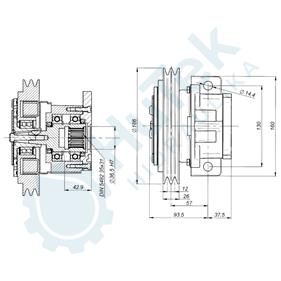 ELEKTROMAGNETNA SPOJKA 21 KG GR.2 I GR.1