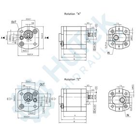 ZUPČASTA PUMPA 1 QCM MINI