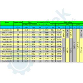 ZUPČASTA PUMPA GR.3 EU 55 QCM G