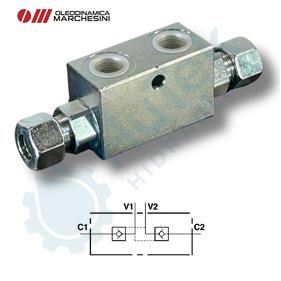 BLOKIRNI VENTIL DUPLI G3/8