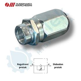 PRIGUŠNO NEPOVRATNI LINIJSKI VENTIL 
