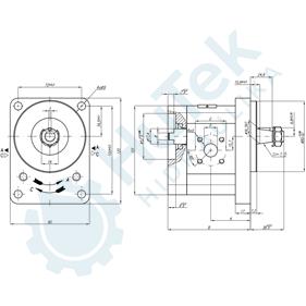 ZUPČASTA PUMPA BOSCH ZA SPAJANJE PREDNJA