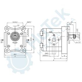ZUPČASTA PUMPA GR.1 EU 