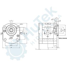 ZUPČASTA PUMPA GR.2 EU ZA SPAJANJE ZADNJA 