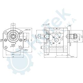 ZUPČASTA PUMPA DEUTZ TORPEDO ZA SPAJANJE PREDNJA