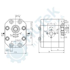 ZUPCASTA PUMPA GR.3 EU ZA SPAJANJE ZADNJA