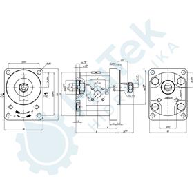 ZUPČASTA PUMPA BOSCH PREDNJA ZA SPAJANJE GR.2+GR.1