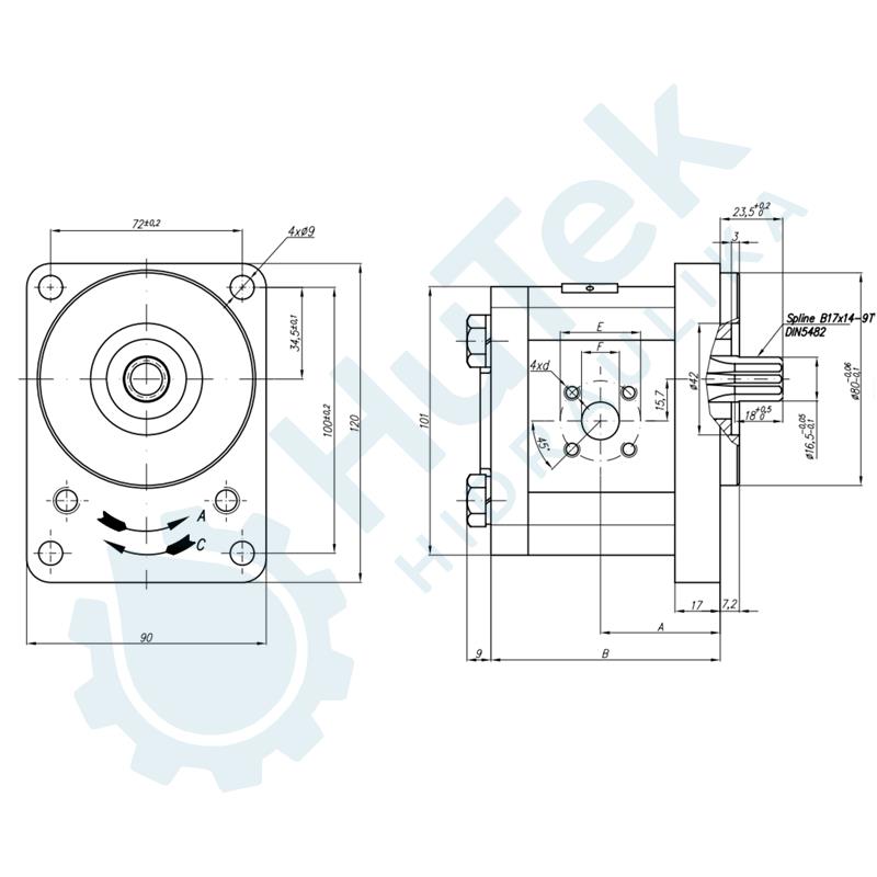 ZUPČASTA PUMPA BOSCH 9T