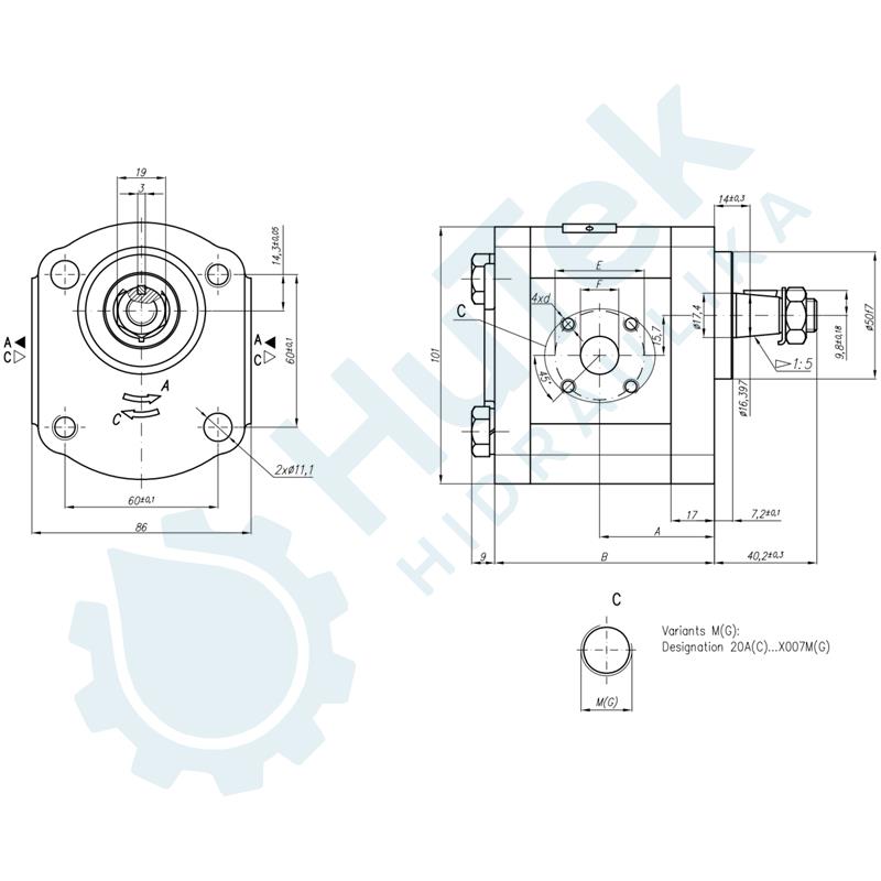 ZUPČASTA PUMPA DEUTZ TORPEDO