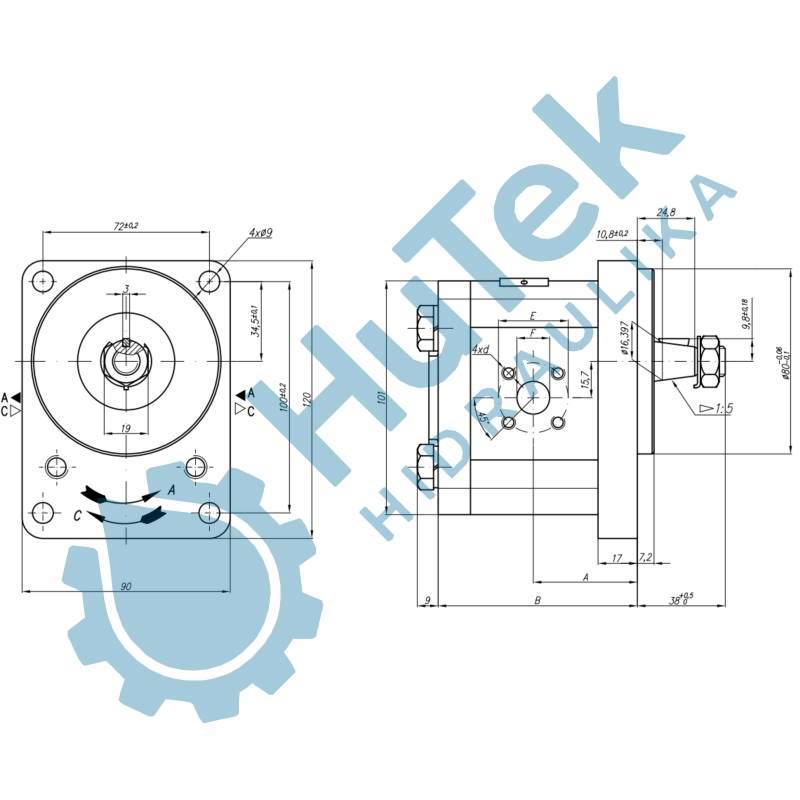 ZUPČASTI HIDROMOTOR GR.2 BOSCH