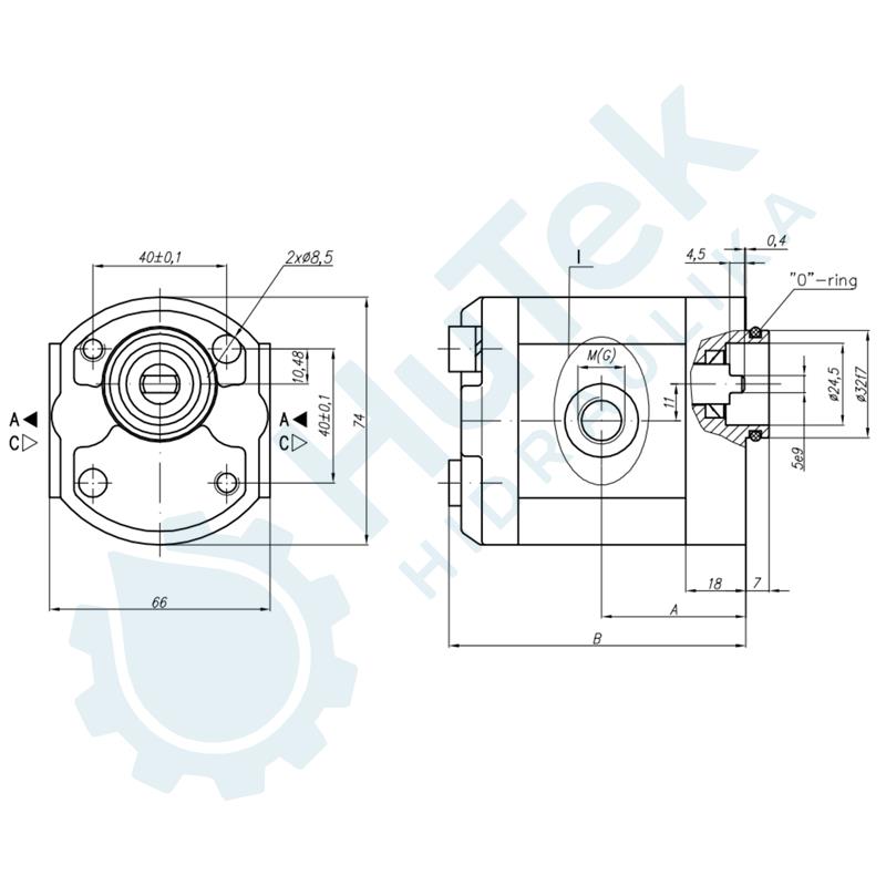 ZUPČASTA PUMPA GR.1 MINI CJEPAČ